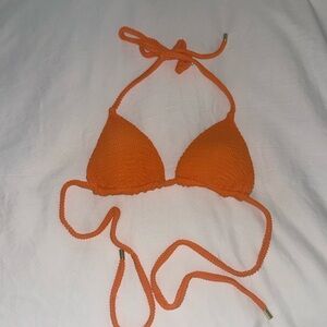 Monday Swimwear Orange Bikini Set S/M